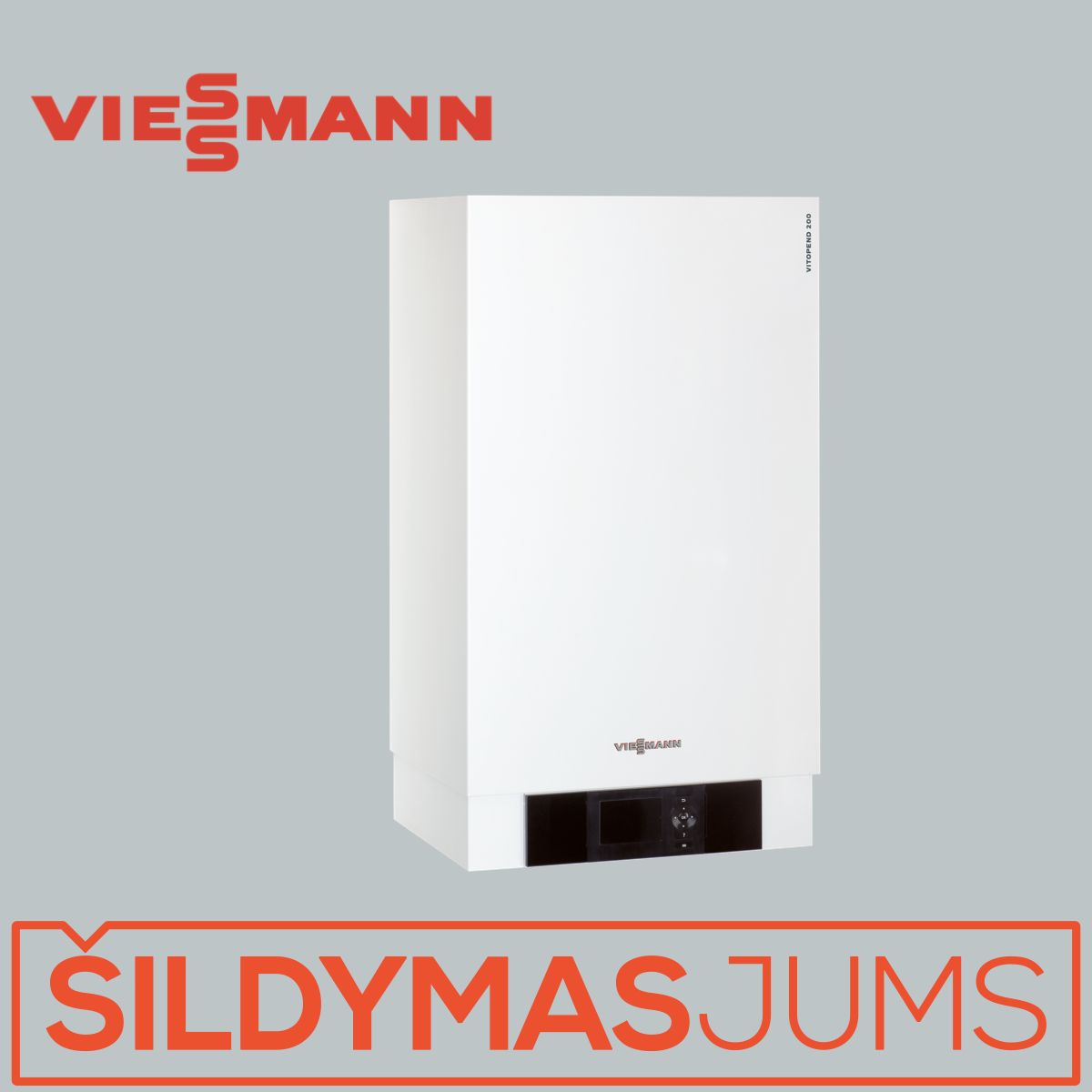 Dujinis kondensacinis katilas VIESSMANN Vitodens 200-W 49 kW su Vitotronic-200 šildymas, karšto vandens ruošimas, jungiant prie tūrinio vandens šildytuvo B2HAI41 Dujinis kondensacinis katilas VIESSMANN Vitodens 200-W 49 kW su Vitotronic-200 šildymas, karšto vandens ruošimas, jungiant prie tūrinio vandens šildytuvo B2HAI41